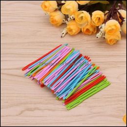 Craft Tools 1000Pcs Children Colorf Plastic 7Cm Needles Tapestry Wool Yarn Diy For Sewing Cross Stitch Bin316R