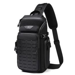 OZUKO Multifunctional Men Sling Chest Bag Travel Outdoor Tactical Shoulder Crossbody Large Capacity Waterproof Sports Fo 240311