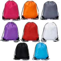 Storage Bags Drawstring Backpack Bag Casual Day Pack Sack String Sackpack For Kids Women Adults Men Dance