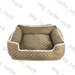 Brand Pet Dogs Beds Supplies Letter Print Pets Kennel Bed Winter Warm Dog Kennels Pens Two Colors219a