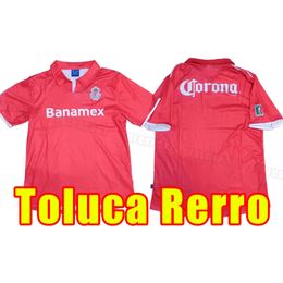 Retro 04 05 Deportivo Toluca Mens Soccer Jerseys M. ARAUJO J. ANGULO BAEZA VENEGAS Special men editions Football Shirt Short Sleeves Uniforms 2004 2005