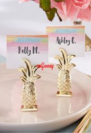 100pcs Mini Gold Pineapple Table Place Card Holder Name Number Menu Stand For Wedding Favour Party Event Party Decoration F0514027821432