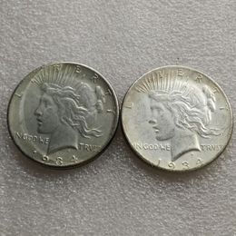 US head-to-head 1934 Peace Dollar Two face Copy Coin - 211w