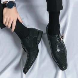 Casual Shoes High Quality Classic Social Mens Dress Fashion Elegant Formal Wedding Men Slip On Office Oxford Shoe For Prom