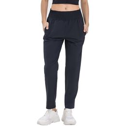 L-073 Women's Outdoor Pants, Trousers, Slim Fit Fitness Running Sports Pants for Women, Cool and Thin Sweat-wicking Yoga Straight Pants, New Style