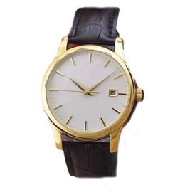 Watch Master Luxury Business Automat Stainless steel case Leather strap high-end