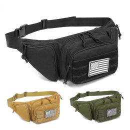 Bags Tactical Waist Bag Concealed Gun Carry Pouch Military Pistol Holster Fanny Pack Sling Shoulder Bags for Outdoor Hunting Camping