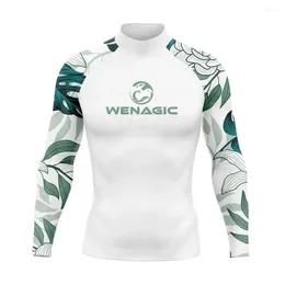 Costumi da bagno da donna T-shirt da nuoto da uomo Costume da bagno da spiaggia Protezione UV Rash Guard Diving Rashguard Manica lunga Tute da surf Surf