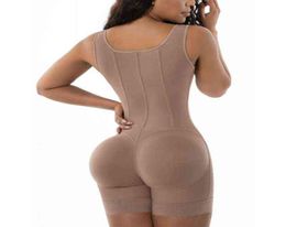 Garment Women Corset Fajas Colombianas Shapewear Hip Lifting Siamese Shape Shorts Slimming Shoulder Strap Bodysuit 2202281230117