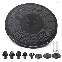 Garden Decorations Promotion! Solar Fountain Pump 2.2W Floating Pond 8 Nozzles Powered Water For Bird Bath Decorat