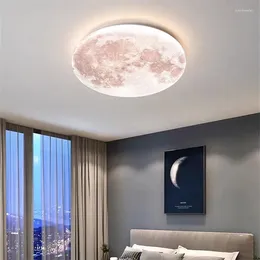 Ceiling Lights Moon Light Balcony LED Personality Creative Lamp Bedroom Nordic Modern Romantic Room Children Decoration