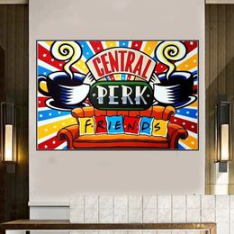 Diamond Painting Friends TV Show Central Perk Full Drill Embroidery Diamant Painting Mosaic Cross Stitch Home Wall Decor289n