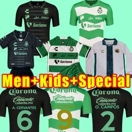 23-24 Santos Laguna Thai Quality Soccer Jerseys Long sleeve special 9 LEO SUAREZ 11 GORRIARAN 8 ORRANTIA 6 A. CERVANTES 19 E. AGUIRRE 21 DORIA 24 D. MEDINA 2023 2024 men kids