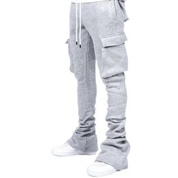 Jeans Pants Men S Plus Size Cargo Design Custom Flare Sweat Street Wear Men Pile Stacked 202