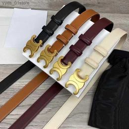 Belts Belt Woman Black Tan Genuine Leather Belts Matt Golden Silver Buckle Cinturones Para Hombre Atriompheoe Belt Womens Belts for Jeans Up To 40% Off L240312