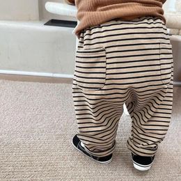 Trousers Baby Pants Spring Autumn Kids Clothes Infant Toddler Boy Girl Striped