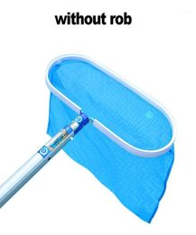 Durable Strong Water Cleaning Net Swimming Without Rod Pool Pool Fish Pond Blue Cleaning Tools16060729