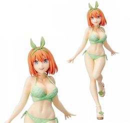 20CM Anime Nakano Yotsuba Figure The Quintessential Quintuplets Cute Swimsuit Sexy Action Model Toy Gift Y12216246826