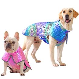 Waterproof Big Dogs Jacket Thicken Warm Pet Coat Labrador Husky Reflective Costume for Medium Large Outfits Supplies 240226