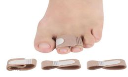 Fabric Toe Finger Straightener Hammer Toe Hallux Valgus Corrector Bandage Toe Separator Splint Wrap Foot Stretcher Care Tool LX2866720106