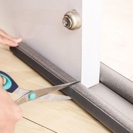Door Catches & Closers 93Cm Gray Bottom Sealing Strip Stopper Guard Wind Dust Weather Stripping Burlete Puerta Casa Soundproof Pro181v