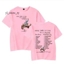 Bad Bunny Most Wanted Tour 2024 High Quality Stylish Men T Shirt Women Men Summer Fashion O-neck Short Sleeve Vintage T Shirtdesigners Short Sleeve 7472