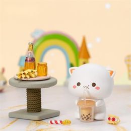 Lucky Cat Mitao Box Series Love Second Blind Handmade Game Generation Gift Ornaments Model Toys Figure 2204232813