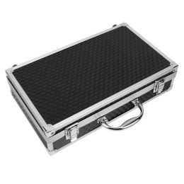 Microphones Microphone Box Storage Suitcase Equipment Case For Audio Organizer Boxes Sturdy Aluminum Holding Studio Alloy Sponge Handheld
