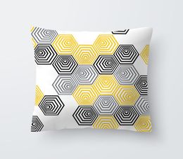 Pineapple Leaf Yellow Decorative Pillowcase Pineapple Yellow Throw Pillow Case Polyester Printing Pillow Cover kussensloop8039959