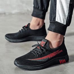 51 Scarpe da tennis Maschili Casual Masculino Scarpe da ginnastica Traspiranti Volanti Tessute da uomo 2024 Scarpe da passeggio per uomo Sport per il tempo libero Zapatillas Hombre 558