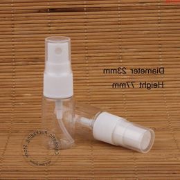 100pcs/Lot Promotion10ml Plastic Spray Perfume Bottle Atomize Cap Jar 1/3OZ Cosmetic Small Container Refillable Vialhood qty Liwqo