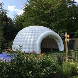 Outdoor 10mD (33ft) with blower Tents camping large inflatable igloo dome tent durable club party booth advertising wedding mobile home Shelter send by ship to door