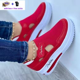 Sneakers Big Woman Size Women Tennis Shoes Female Casual Ladies Sport Shoes Platform Sneaker Hollow Outdoor Hiking Designer Shoe Factory 765 5