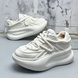 Dress Style Wedding British Party Business Shoes Fashion Lace-up Mesh Breathable Light Sport Casual Sneakers Round Toe T 2862