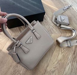 Shoulder Bags Designer Galleria Saffianos Leather Mini Tote Women Handbags Purses Crossbody bag 3 in 1 Size 23cm nt