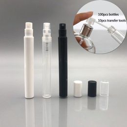 5ML Clear Plastic Empty Pump Spray Atomizer Bottle Refillable For Perfume Essential Oil Skin Softer Sample Container Reuseable Gift Bot Vnvp