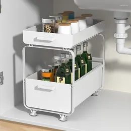 Kitchen Storage Drawer Spice Rack Shelf Vegetable Fruit Cupboards Organizer Pull Out Cabinet Bathroom Sink Cupboard