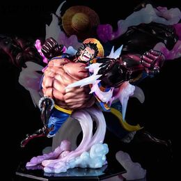 Anime Manga 15CM Japan Cartoon One Piece Luffy Gear 4 Anime Figurine Action Figure Adult Children Toys Gifts 24329