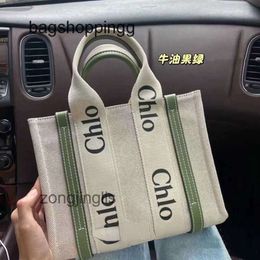 Designer Totes Japanese outlet Clloe Bags Woody Tote Hands Bag Summer Leisure Canvas 2024 Printed Letter Shopping Large Capacity Fashio BHIH