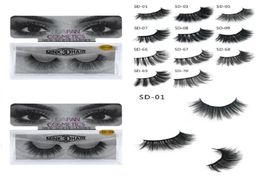 Brand HUAPAN 3D Mink Eyelashes Messy Eyes Lash Extension Sexy Eyelash Full Strip Eye Lashes 30013247139239