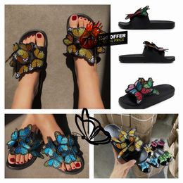 2024 designer sandals famous slippers slides black brown leather runner womens shoes summer beach heel Casual outdoors GAI Italy Slippers paris New fashion