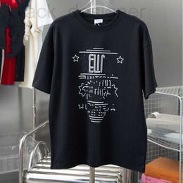 Men's T-Shirts designer CL Home Correct High Version 24 New Series Minimalist Letter Printing and Women's Same Style Fashion Trend Versatile 79DZ