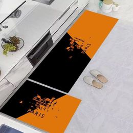 New Kitchen Floor Mat Non-Slip Absorbent Oil-Absorbing Household Kitchen Mat Factory Direct Sales