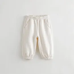 Trousers MARC&JANIE Boys Simple And Versatile Solid Color Drawstring Sweatpants For Spring 240671