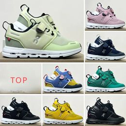 2024 Cloud On Running Sneakers Criandlers Designer Sapatos Infantis Meninos Treinadores Crianças Crianças Authentic Baby Outdoor Sports Sapato 22-35