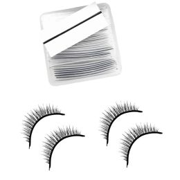 Tools 40Pcs Self Adhesive Lash Strips for Fake Eyelashes No Glue Apply False Lashes Portable Salon Home Use Gift