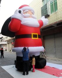 wholesale Factory customed 3/6/8/10mH 10/20/33ft Good Quality Inflatable santa Claus father oldman Christmas Decoration Street, Park, Yard