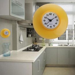 Wall Clocks Kitchen Sucker 6 Colours Bathroom Waterproof Clock Home Decoration Bath Shower With Suction Cup Coloks224n