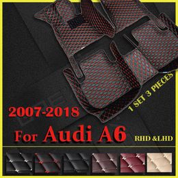 Floor Mats Carpets Car floor mats for A6 Waggon 2007 2008 2009 2010 2011 2012 2013 2014 2015 2016 2017 2018 Custom auto foot Pads 09292457031