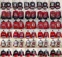 Custom Men Women Youth Washington''Capitals''Hockey Capital 8 Alex Ovechkin Jerseys Reverse Retro 19 Nicklas Backstrom 43 Tom Wilson 77 TJ Oshie Evgeny Kuznetsov John C